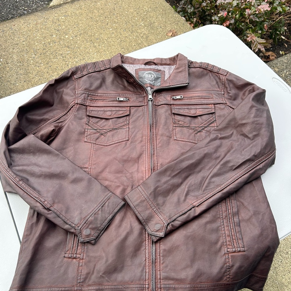 Bke Maroon Lightweight Jacket - image 1